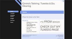 Desktop Screenshot of ciminostailoring.com